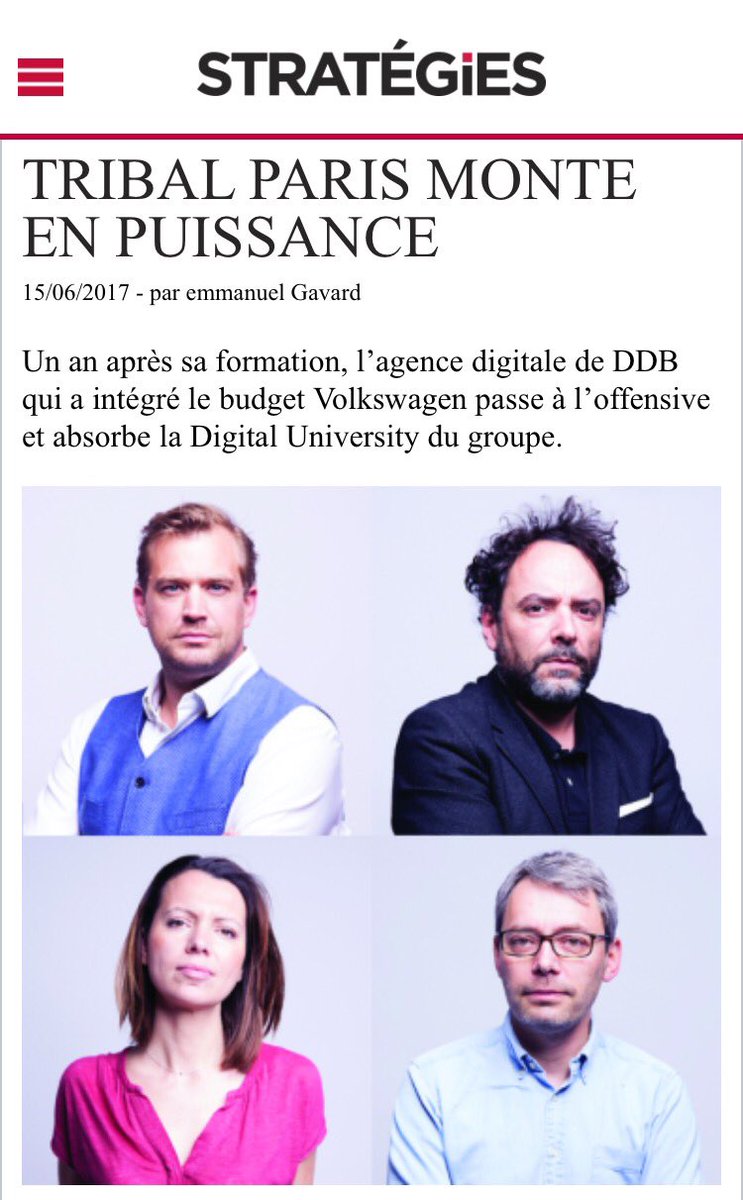 Merci <a href="/Strategies/">Strategies</a> et <a href="/ManuGavard/">Emmanuel Gavard</a> pour l'article #1an #passerlavitessesuperieure <a href="/ACallet/">Alban Callet</a> <a href="/davidrousselle/">Rousselle</a> <a href="/stephanegazzo/">Stephane Gazzo</a> <a href="/manch78/">NewtonHeathLYRFootballClub</a>