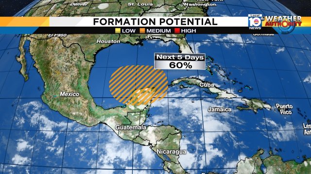 Here is the latest update on the area we are watching in NW Caribbean and Yucatan. Watch Meteorologist Julie Durda https://t.co/NO6myi6SJC