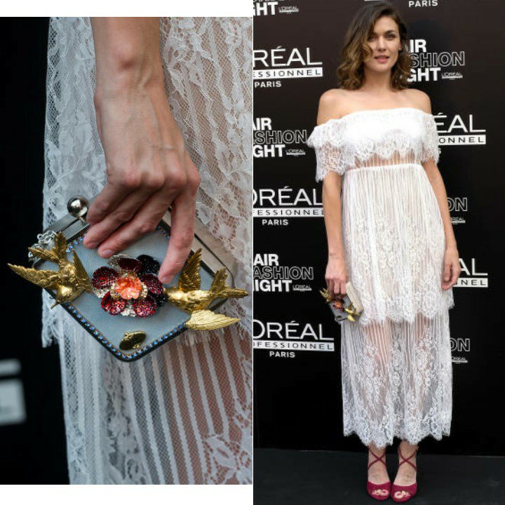23didi_23's tweet photo. Preciosa nuestra @nietomarta ayer en la @loreal #HFNight con vestido de #LauraLomas bolso @dolorestweets y look @MADRIGALSL 👏👏👏👏 https://t.co/8UjwGkNqdZ