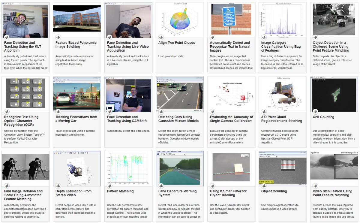 MATLAB's tweet image. This collection of over 300 MATLAB examples can help you with #imageprocessing and #computervision problems ow.ly/W63Y30cD2Zd