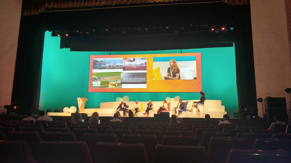 DigitalEU's tweet photo. #IoT in practice: @MoocallUK's sensors alert farmers when a cow is about to deliver a calf. Result: higher survival rate #DA17eu #agritech https://t.co/hoTmu1l6wP
