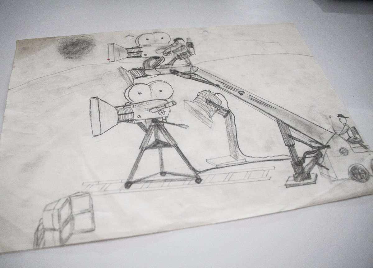 QuArtStudio's tweet photo. When you find doodle from your childhood and you realize you live your dreams. - PRICELESS #filmmaking #cinematography #drawing https://t.co/u5O8f4dMFX