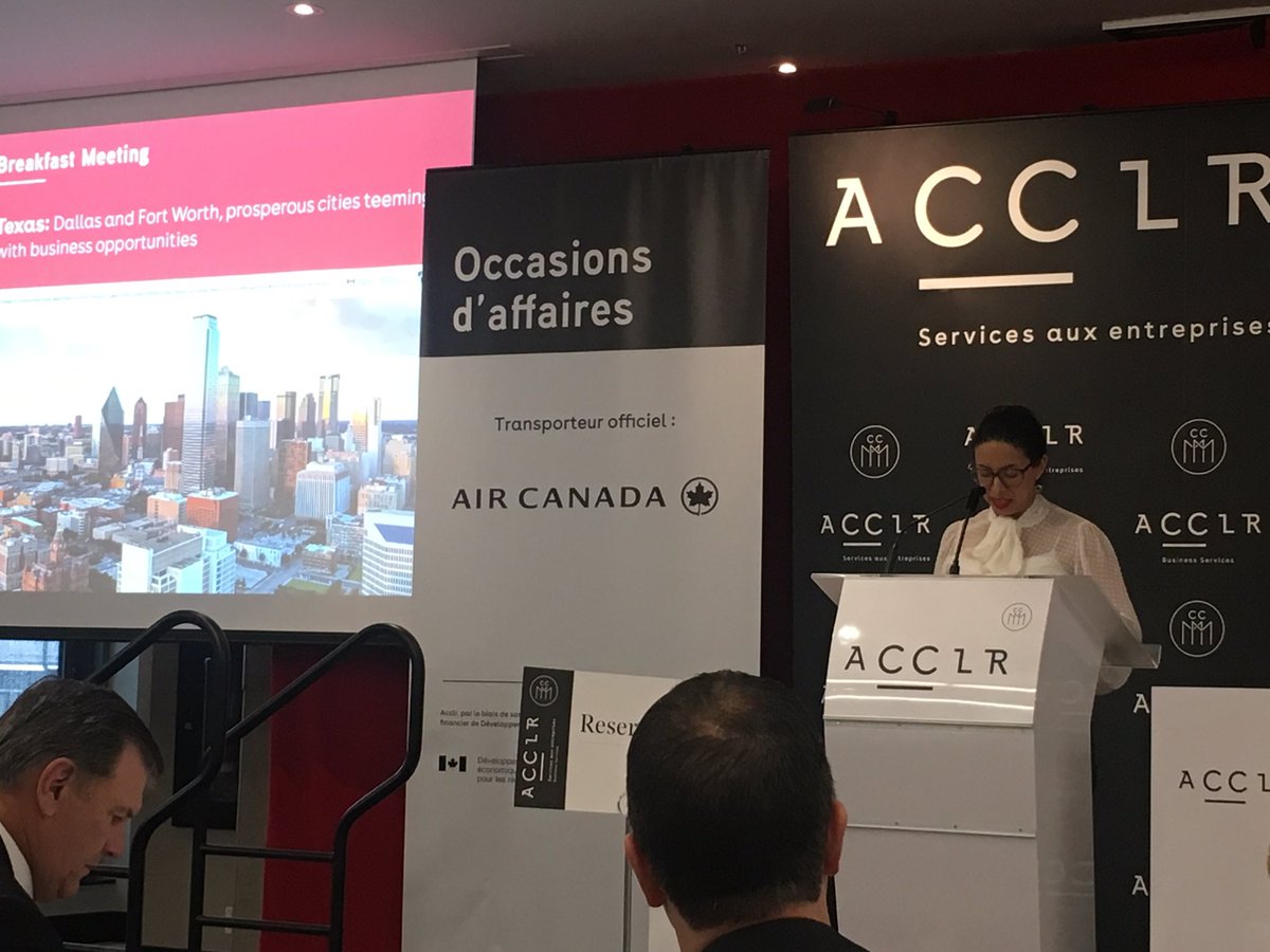 johnackermanIII's tweet photo. FortWorth & Dallas mayors share benefits of doing business in #DFW region at #ACCLR in #Montréal #DFWCanada2017 https://t.co/38rXrDrVsO