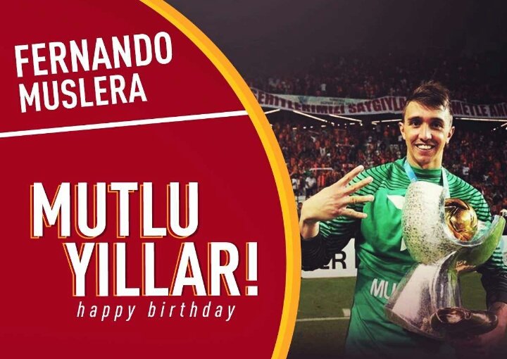 Happy Birthday Fernando Muslera!  