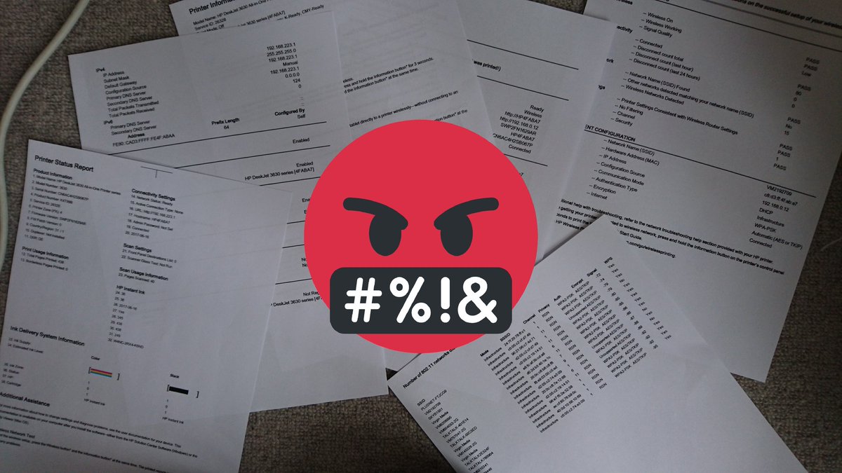 jemK's tweet photo. @HPSupport WHY. WON'T. IT. PRINT!!!!!?!?? https://t.co/lnT8bksGPD