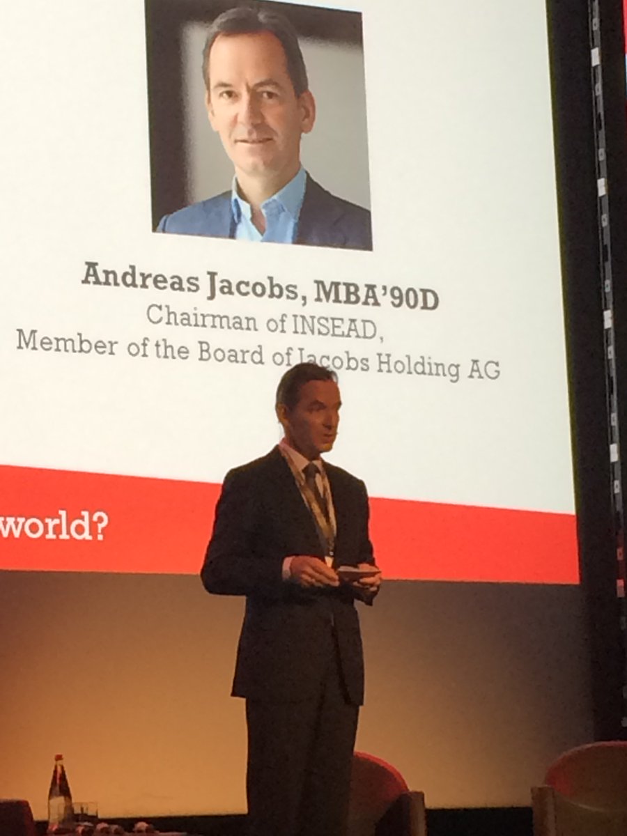 Andreas Jacobs MBA'90D &amp; <a href="/INSEAD/">INSEAD</a> Chairman: "It's our reponsibility to ensure no one left behind as world becomes more digital" #INSEADForum