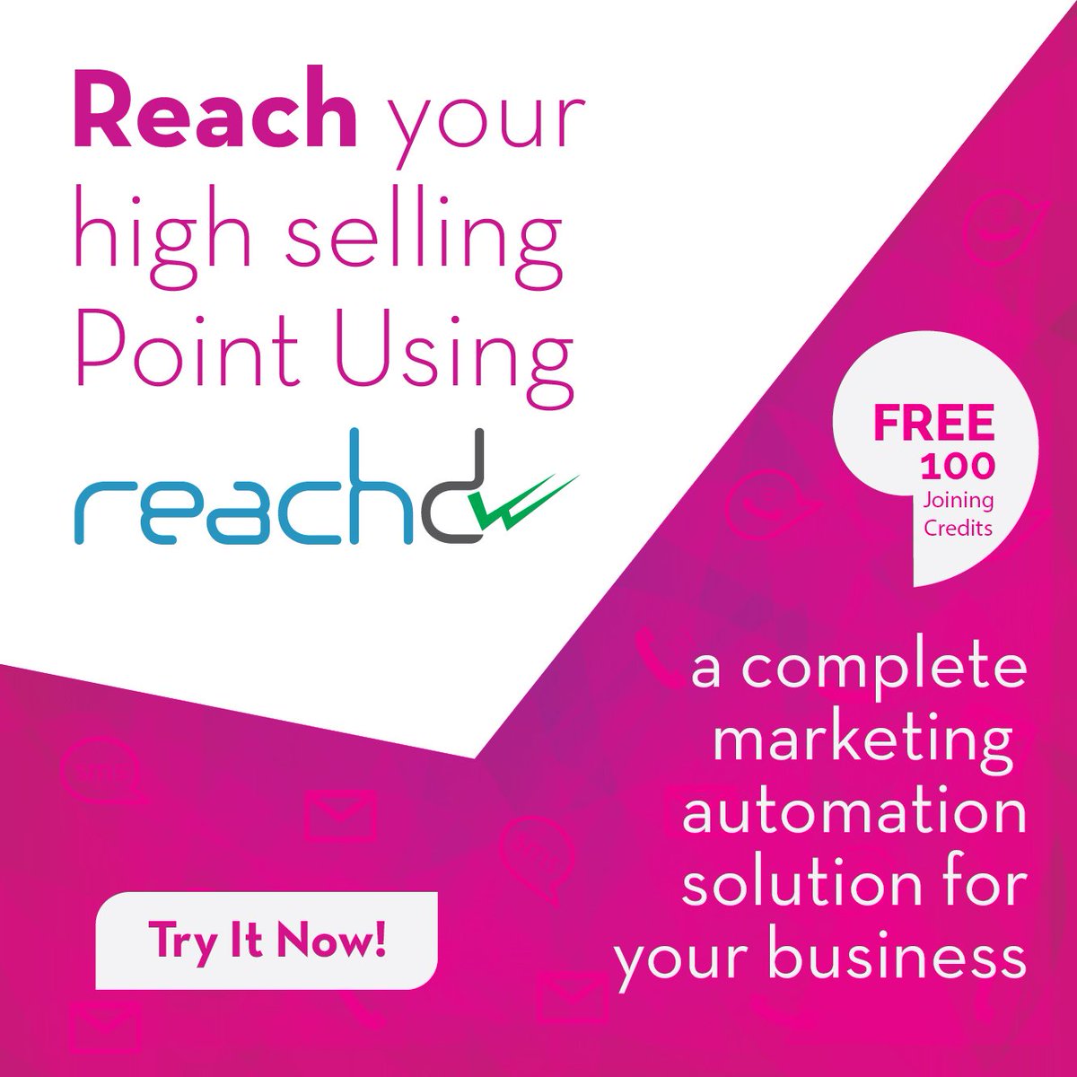 Reachd_co's tweet photo. Reach your high selling point using reachd.Try us on https://t.co/EKFkFfLjrG #communicationengine
#reachd #marketingautomation https://t.co/Qt0ukVyONb
