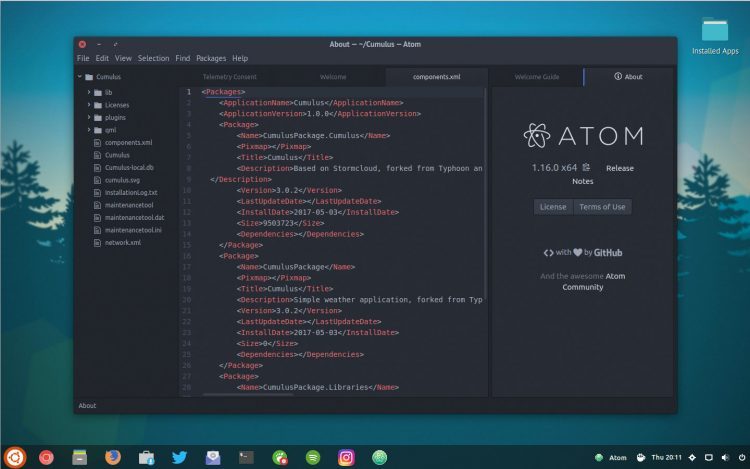 omgubuntu's tweet image. Atom Editor 1.18 Released with Built-in #Git &amp;amp; #Github Integration - omgubuntu.co.uk/2017/06/atom-e…