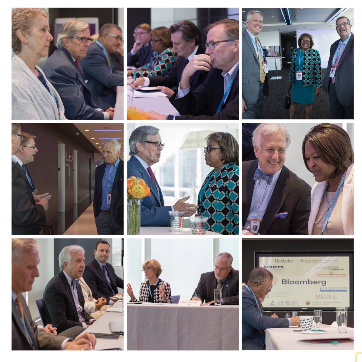 Matthew_Winkler's tweet photo. Bloomberg &amp; Journalism School Deans Convene Summit on Diversity in Business Journalism. Best is yet to come. https://t.co/uSSguSVQZR