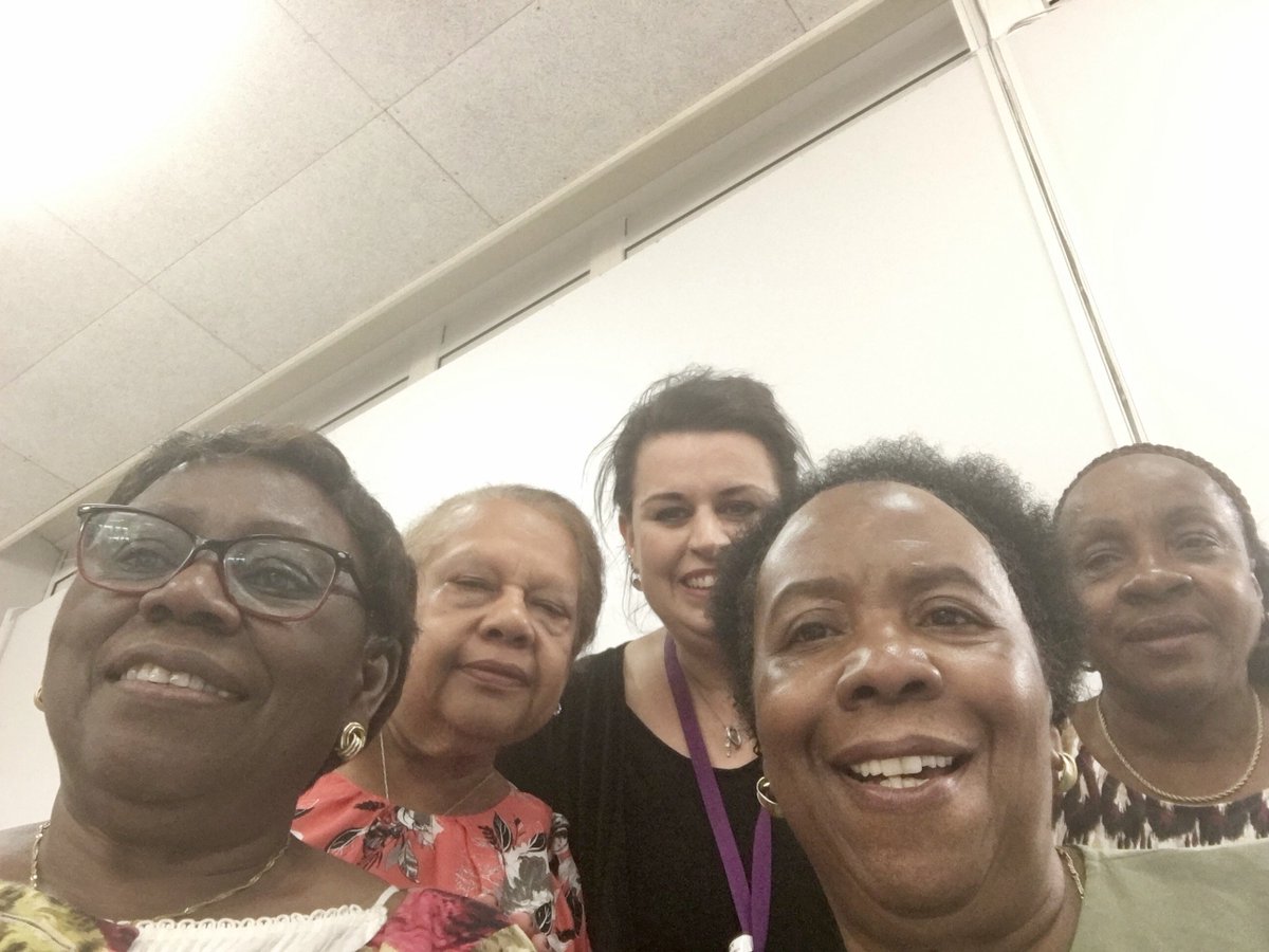 In Lewsey talking to the African Caribbean Carers group about the importance of cancer screening <a href="/lutoncouncil/">Luton Council</a> #carersweek2017 <a href="/CR_UK/">Cancer Research UK</a>