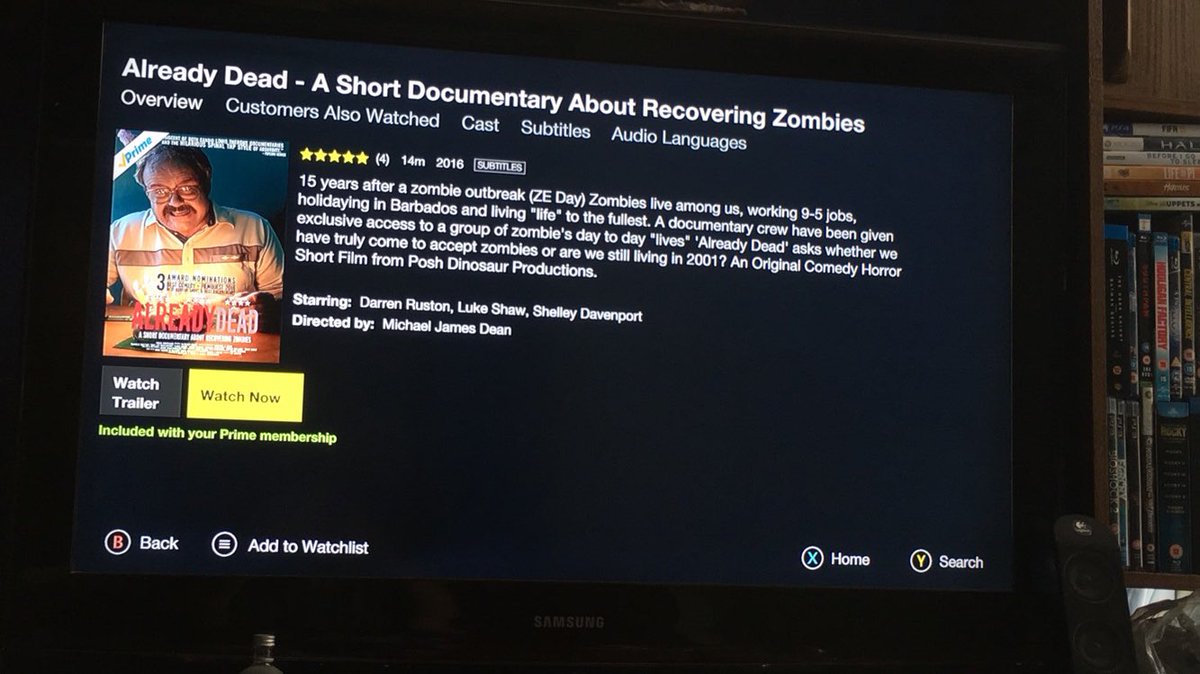 TonyC86's tweet photo. The award winning 'Already Dead' is now available on Amazon Prime! Great laugh acting in this film 🎥 https://t.co/35fR5vT3it