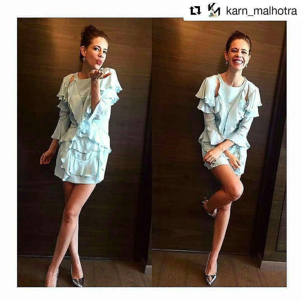 instantbolly's tweet photo. #Repost @Karn_Malhotra
Kalki Koechlin Looks every bit refreshing in this #ruffledmini from @Karn_Malhotra summer s… https://t.co/oUtruqSlVC https://t.co/1NKcPFsH3x