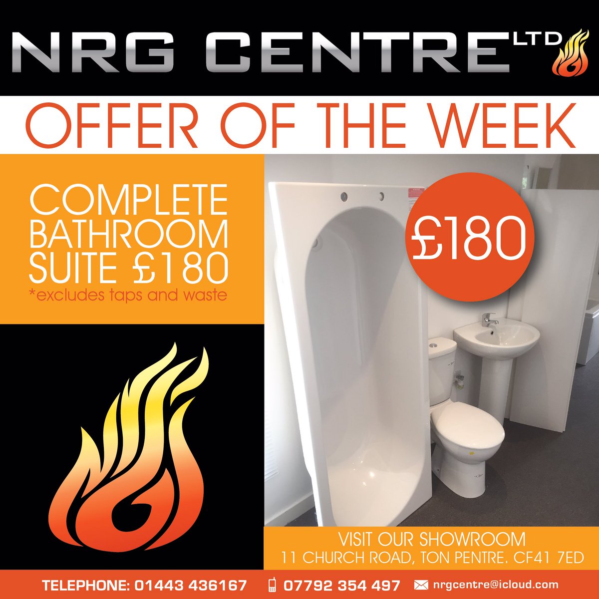 Check out our OFFER OF THE WEEK!

Share and spread the word #NRGCentreLtd