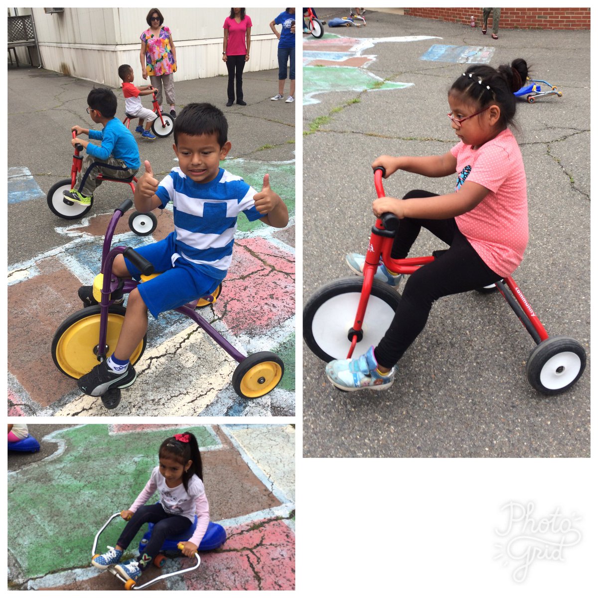 BarcroftLibrary's tweet photo. Trikes Across America! It's Barcroft's Field Day. #AftertheSOLs #HealthyAPS @APS_EarlyChild @teachnpe @APSVirginia @APSTitleI @CBounet https://t.co/nzYt7Xm0CY