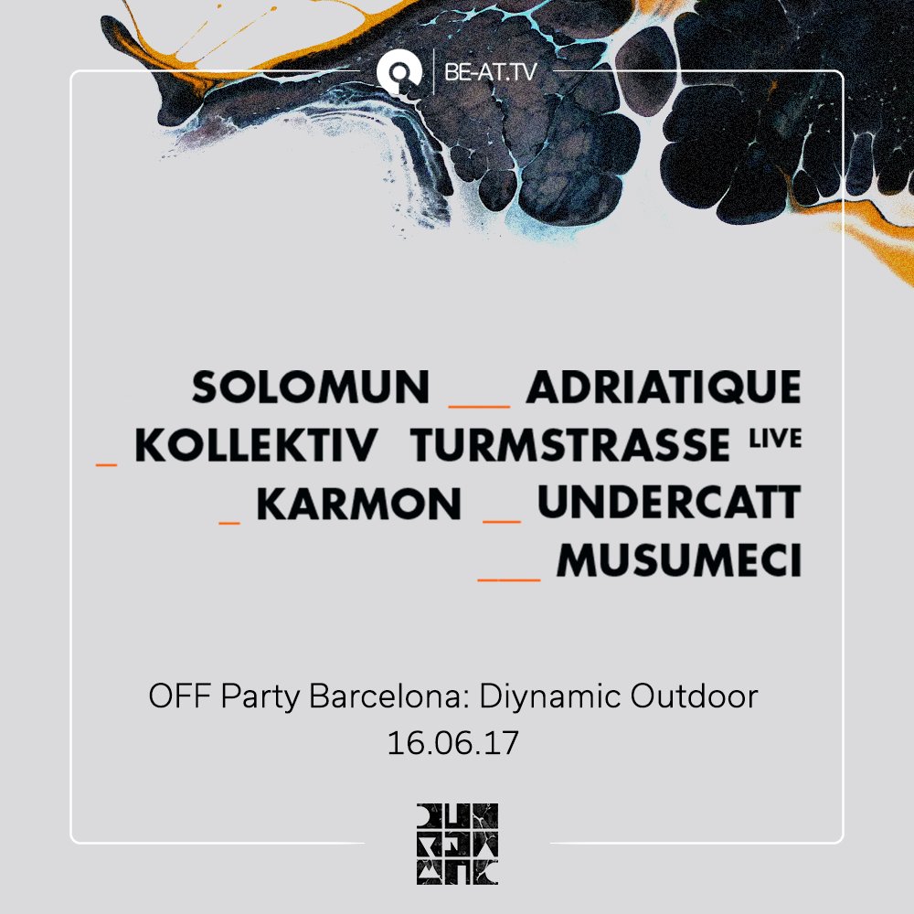 BE_AT_TV's tweet photo. LIVE NOW #OffBCN #Barcelona ☀️
#DIYNAMIC party for the next 12 hours!
📽 → https://t.co/jkvXNgJLhg https://t.co/rfkdBxwVki