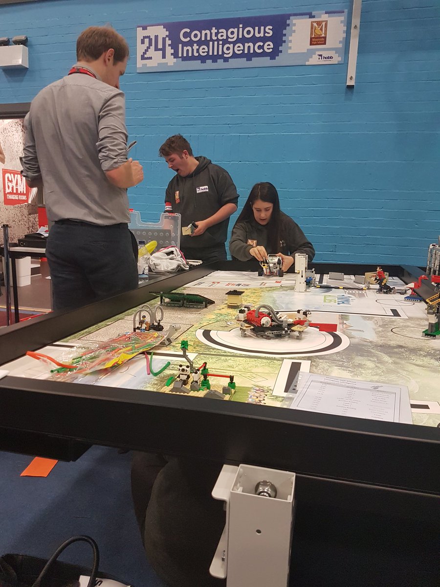 HobbComp's tweet photo. Prep for final round @KMFmetal @Moorside_High @FLLUK #yeoty17 #contagiousintelligence https://t.co/wSgk0pPoan