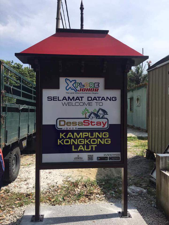 BuletinJohore's tweet photo. Sebahagian Projek 12 buah Papan tanda 'Selamat Datang' untuk 12 DesaStay Negeri Johor tahun ni. #DesaStay #TourismJohor
Foto -KBBA9 https://t.co/Z82lTRZQPF