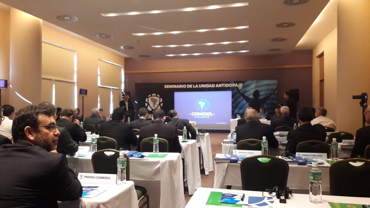 ireacosta's tweet photo. Seminario de la Unidad Antidopaje en el #Bourbom #Conmebol https://t.co/AZpJ9Y2oXf