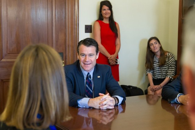 USGLC's tweet photo. Big thanks to @SenToddYoung for meeting with fellow Hoosiers this week in support of America’s diplomacy and development tools! #SummitDC https://t.co/iC1yuAIHnb