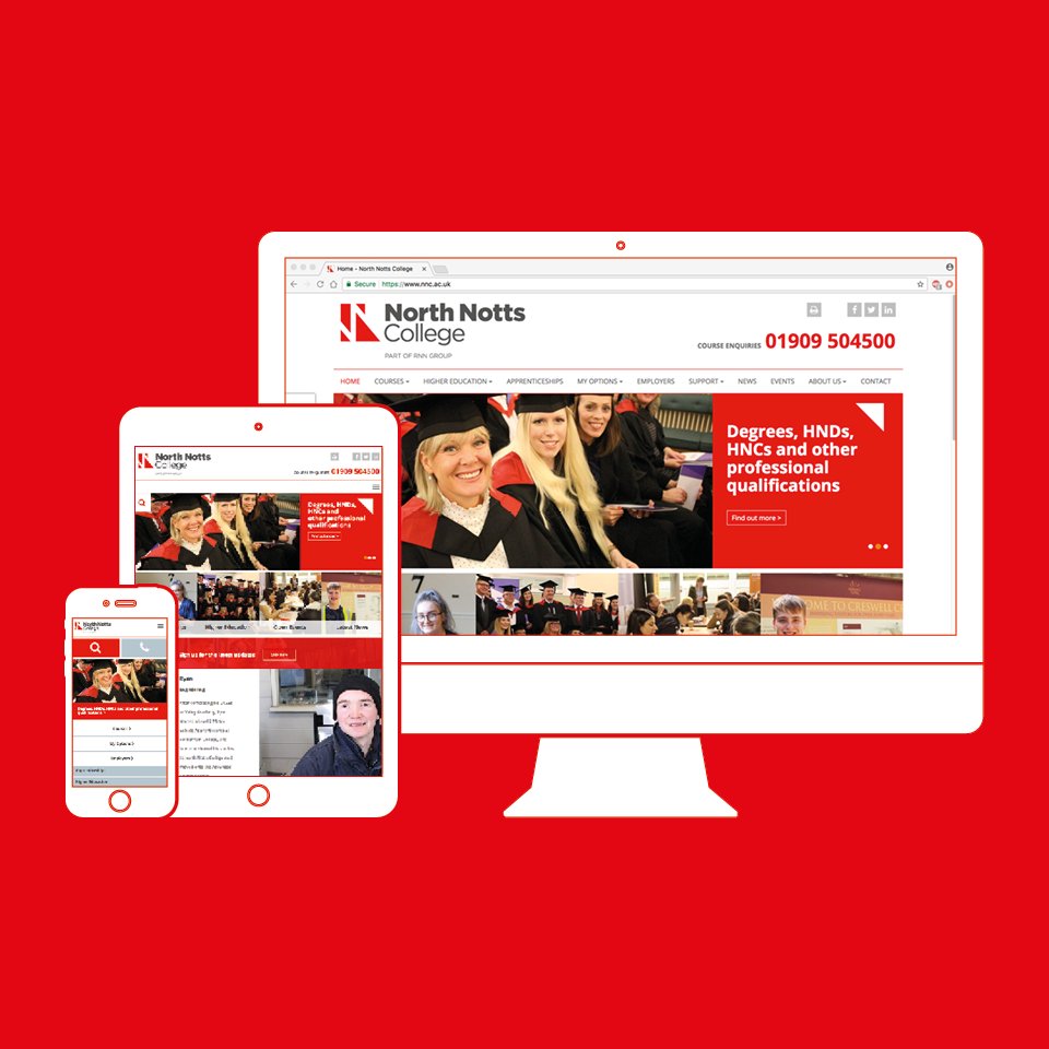 North Notts College tweet media