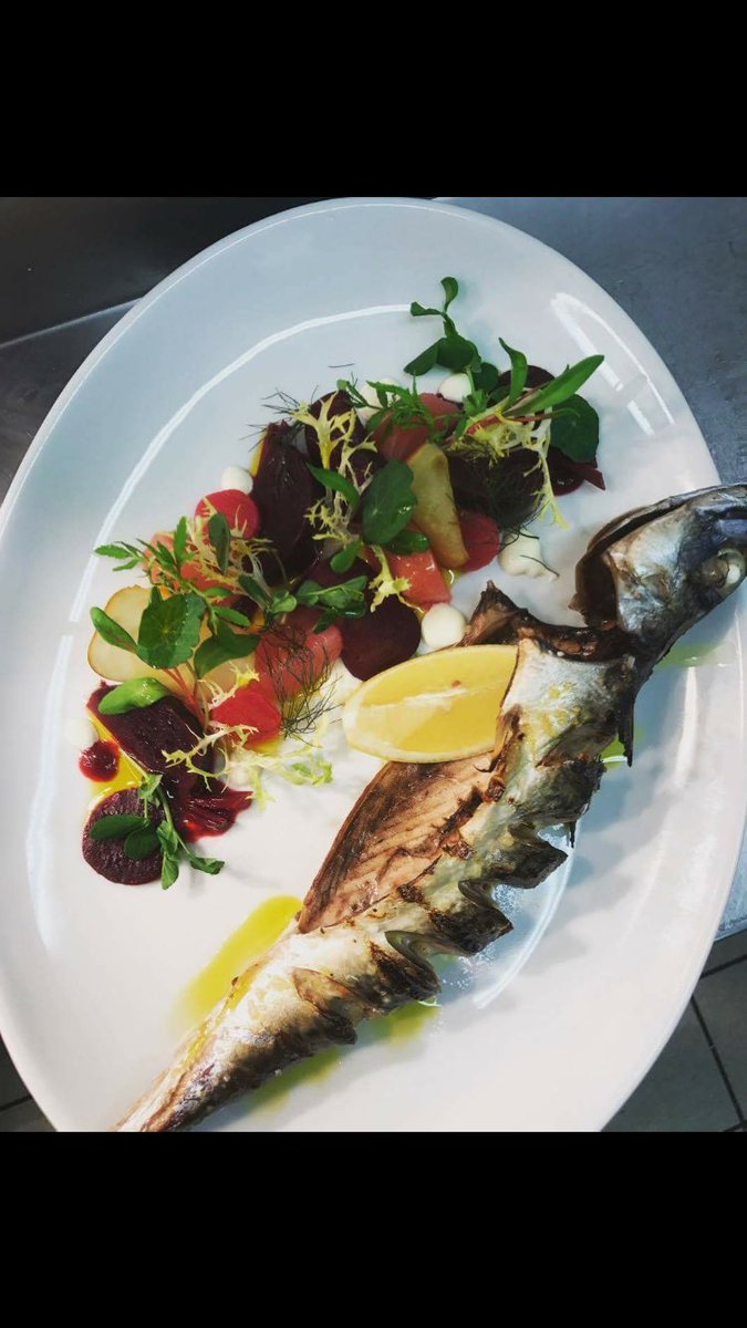 seanmccabe45's tweet photo. Cracking mackerel from @HodgsonFish beautifully garnished with beets &amp; shoots from @northcountryken #simplebutstunning https://t.co/JHvXI4ssJV
