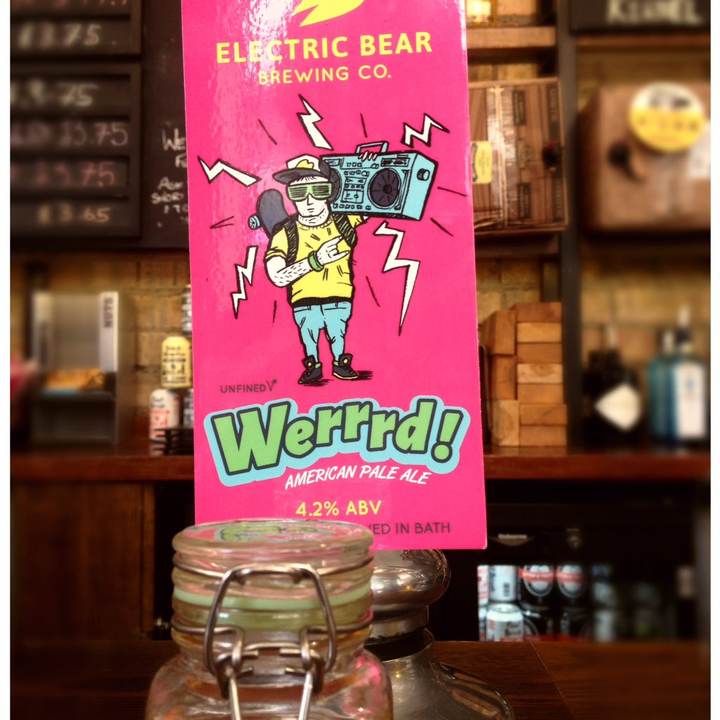 TheCambrianTap's tweet photo. @ElectricBearUK doubt this tasty #APA will last long, grab a pint in already! #Werrrd! https://t.co/f1BtAAnaWq