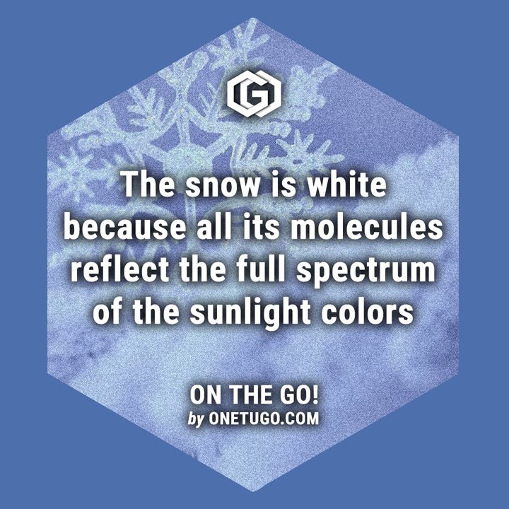 onetugo's tweet photo. Snowflakes form in a variety of different shapes❄️🌨️
Read more:➡️https://t.co/DHYgjXMfVF⬅️
#snow #white #color #fact #onetugo #tugo #onthego https://t.co/dJZxg3CGkm
