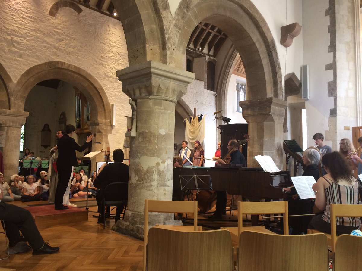 gwentmusic's tweet photo. Noah's Flood in full flow @StWoolosChoir #Britten @GaerPrimary @StWoolosPrimary #youngopera https://t.co/TPq4SYJWFu