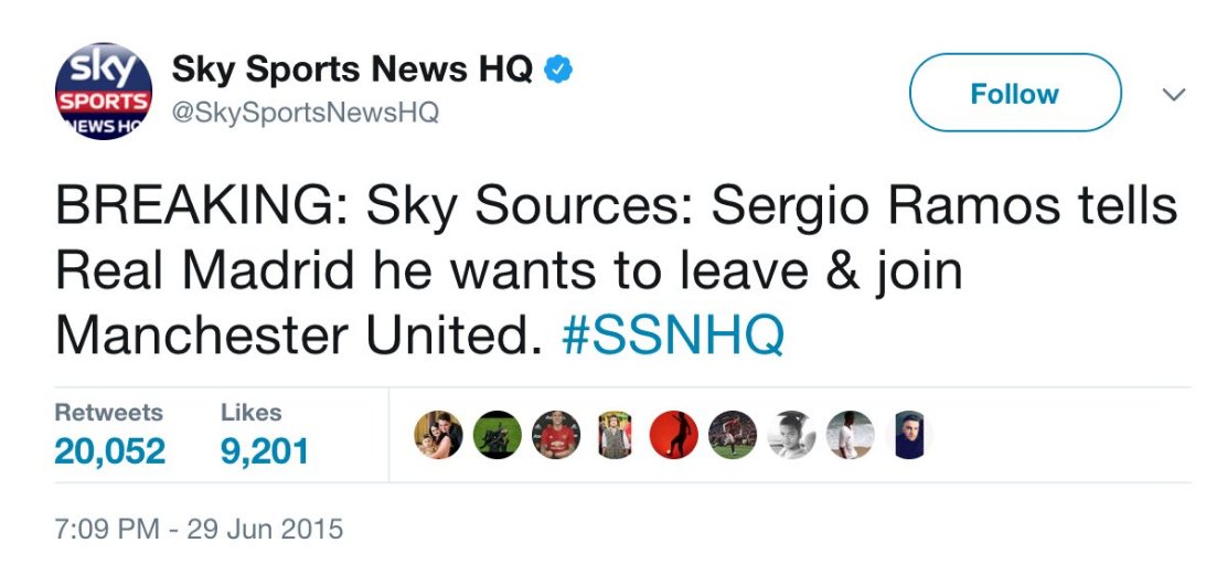 paddypower's tweet photo. Just in case any Man Utd fans are getting too carried away with the Ronaldo news. https://t.co/ZDnIPfro1G
