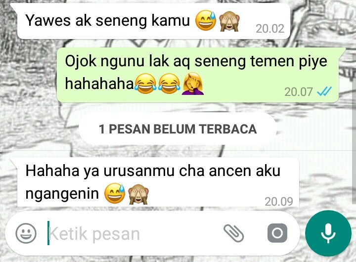 Cachadevi_'s tweet photo. Uenak e dadi cah lanang jawab e enteng bingit hahaha😞 https://t.co/sveNFeeWgU