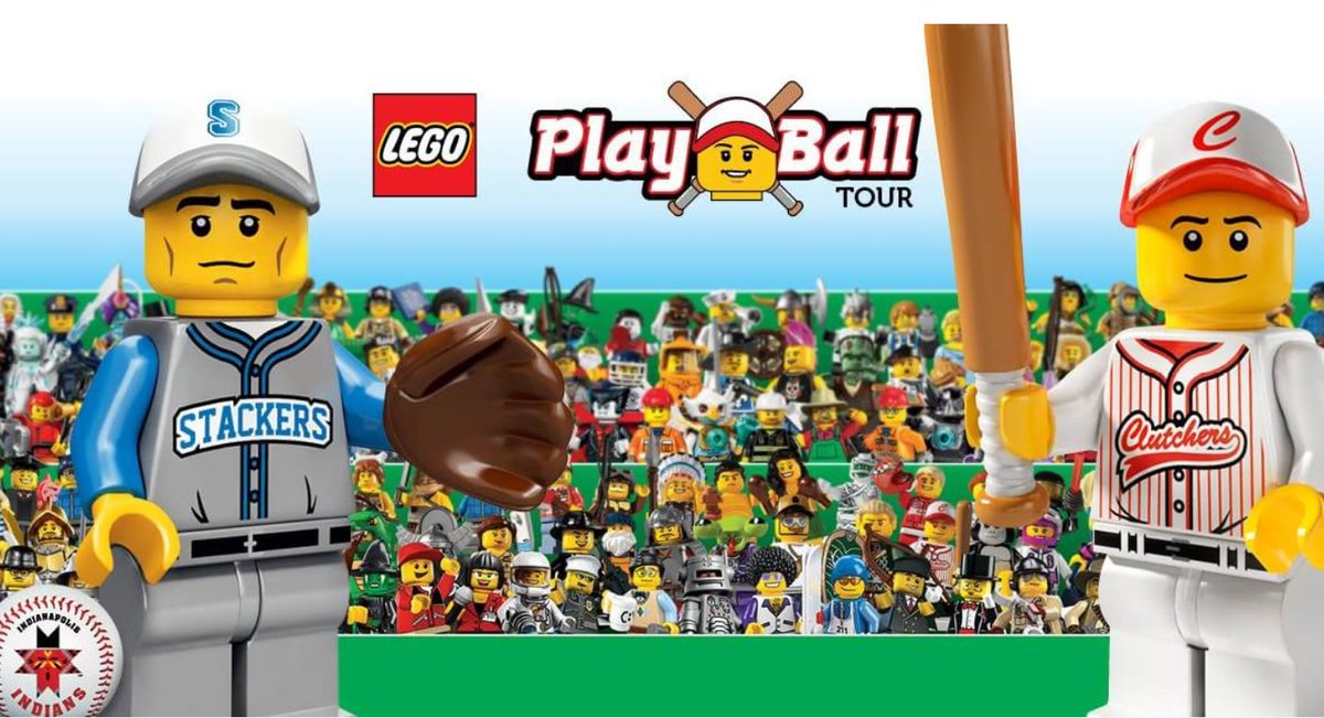 WhiteRiverStPrk's tweet photo. For the first time ever, LEGO will take over Victory Field for the #LEGOPlayBallTour July 14-16. @indyindians https://t.co/VPCQ6EHW5N #Indy https://t.co/pfbAFyec1H