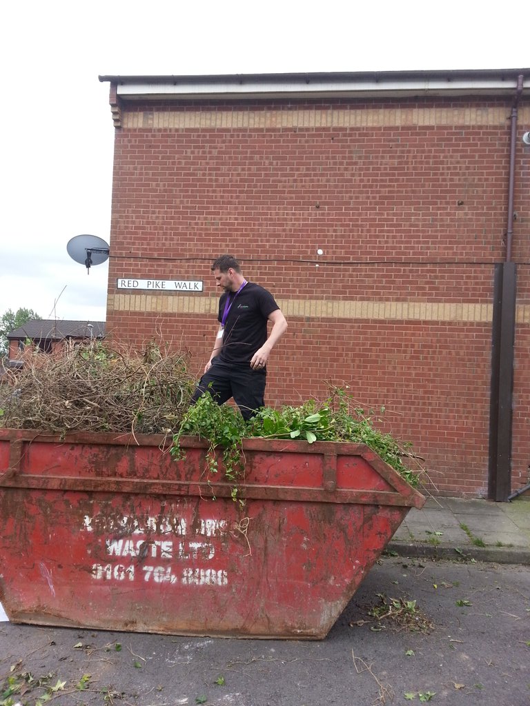 Steven reliving his youth skip hopping <a href="/FirstForFCHO/">First Choice Homes Oldham</a>