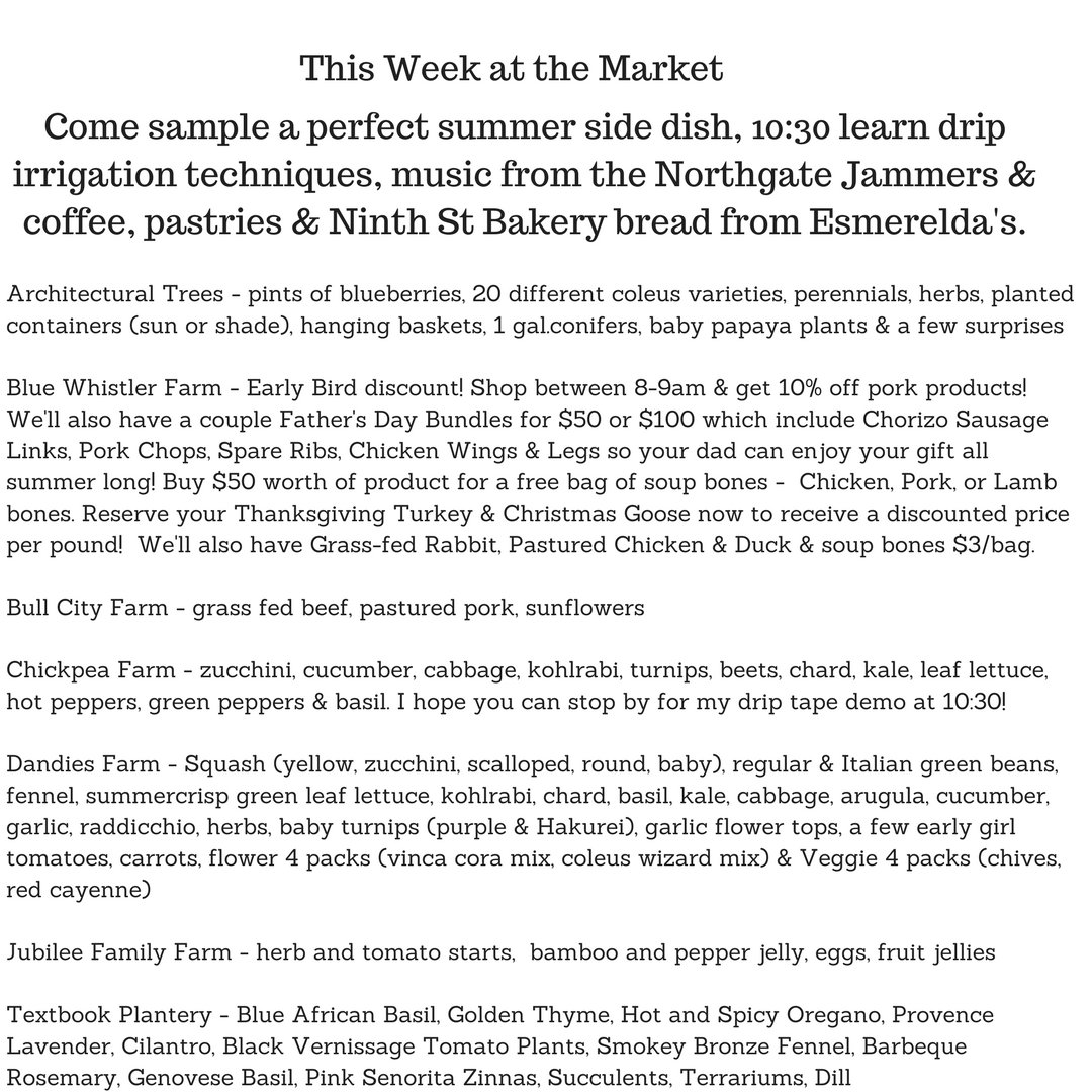 Join us for a great market tomorrow <a href="/NorthgateDurham/">NorthgateMall Durham</a> #durhamfresh #blueberries #farmersmarket #Durham