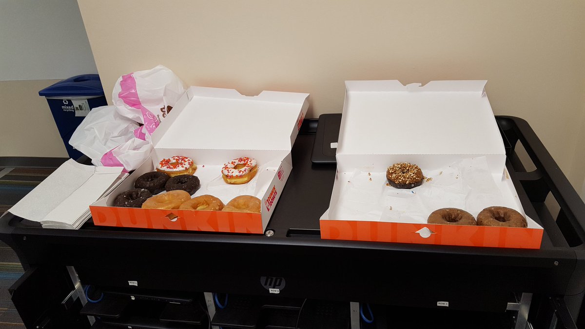 MrLandisMath's tweet image. The Friday tradition at my @techcorps_org camps. @DunkinDonuts  #CodewithTC