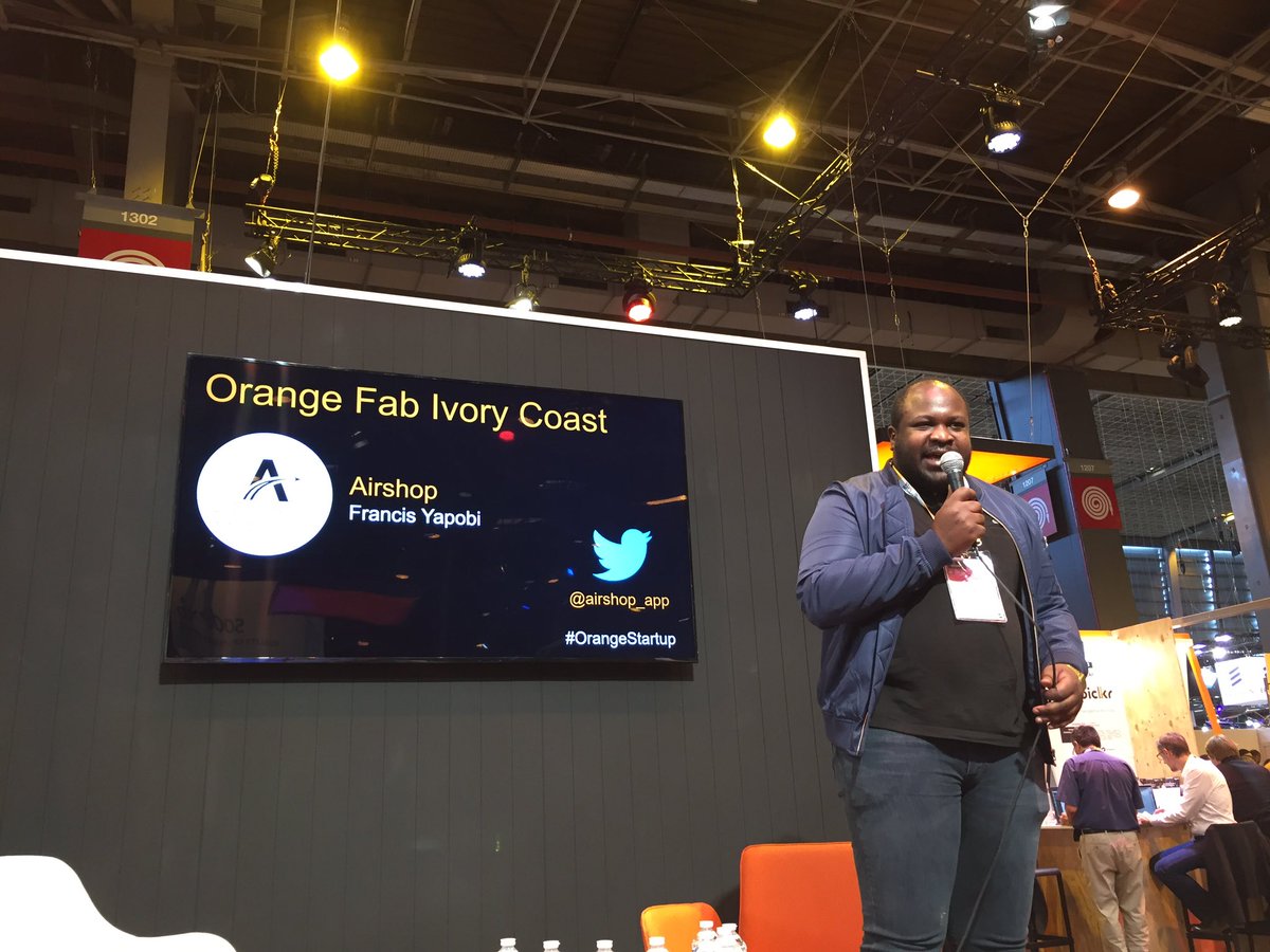 PVieljeuf's tweet photo. @AirShop_app : both a market place and an assistant to improve your duty free @OrangeStartup @VivaTech https://t.co/z9spNixXmZ