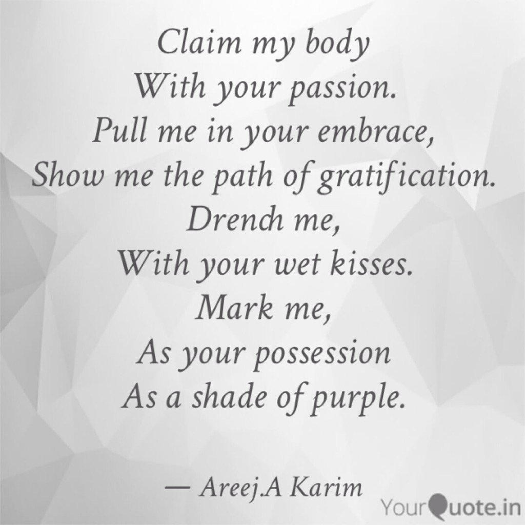 AreejKarim's tweet photo. #YoPoWriMo 
#33
#erotica 
#eroticpoem 
#YQBaba  

Follow my writings on https://t.co/Q0GNeekNsw  #yourquote https://t.co/KXnbRsH4u3