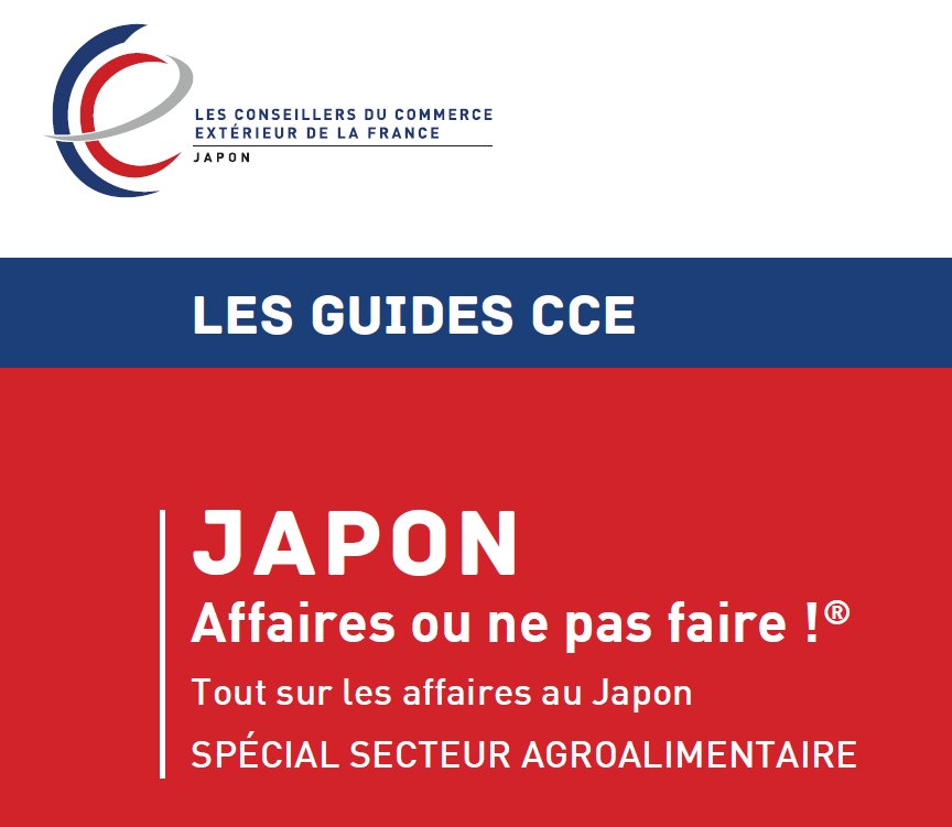 Les_CCE's tweet photo. #VendrediLecture : consultez gratuitement notre #GuideCCE sur le #Japon 🇯🇵 spécial #Agroalimentaire https://t.co/aRFomk9qls https://t.co/3v0gbTmkfm