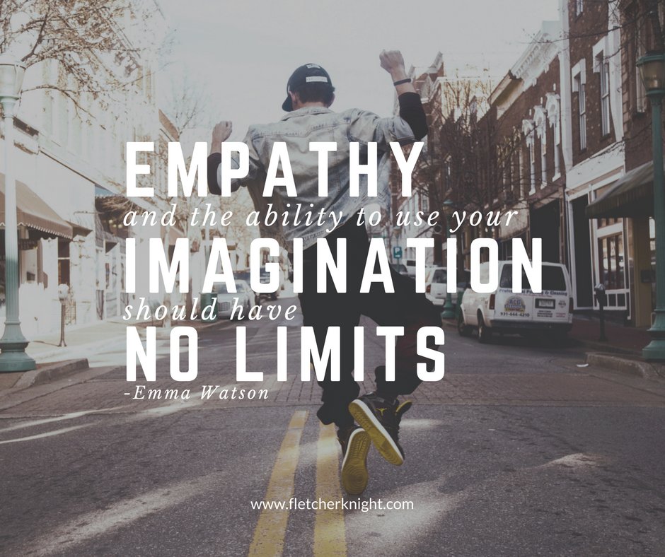 fletcherknight's tweet photo. We couldn't agree more, @EmmaWatson! #empathy #imagination #nolimits #friyay #FridayFeeling #fletcherfriday #fletcherknight #cheers https://t.co/NSPwZaOD0I