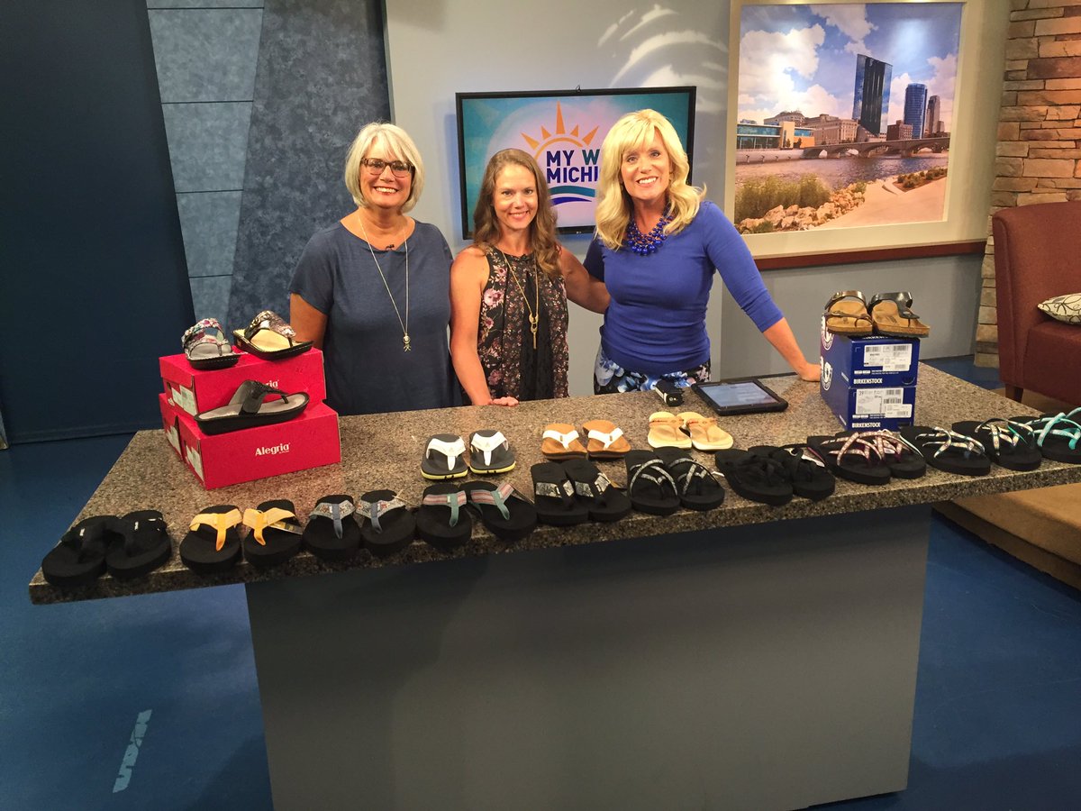 Celebrating #NationalFlipFlopDay with <a href="/Borrsshoes/">Borrs Shoes</a> <a href="/mywestmi/">My West Michigan</a> <a href="/wzzm13/">13 On Your Side</a>