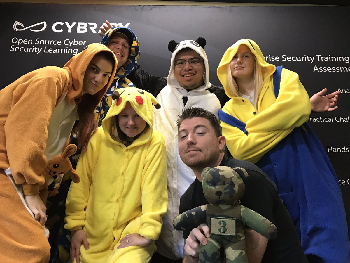 OliviaTalksTech's tweet photo. Onesie/ pajama day here @cybraryIT HQ 😴 If only @rpsjrcpa would let us nap in his office! https://t.co/seqK14D4Y6