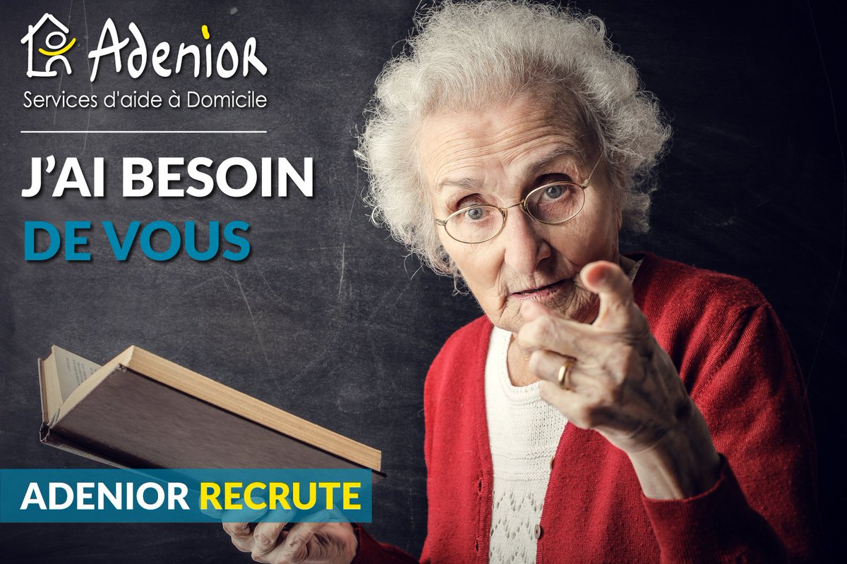 ADENIORJOB's tweet photo. ADENIOR recrute. Rejoignez nous en postulant sur https://t.co/lEZzAg5xcl https://t.co/n6gnlZKoBN
