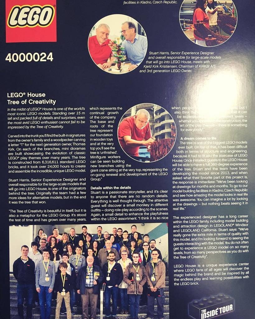 stubot's tweet photo. Best of all, they put our tour photo on the back of the box! 😱 #lego #InsideTour #4000024 #treeofcreativity #minif… https://t.co/L2jnrAC5Xl https://t.co/tF0J2GHsQa