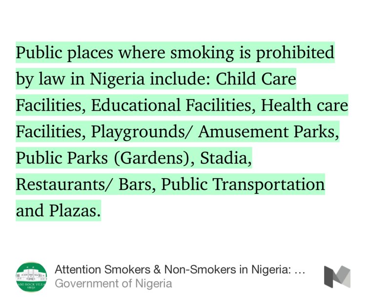 NigeriaGov's tweet photo. Attention Smokers &amp; Non-Smokers in #Nigeria: 8 Things You Need To Know Right Now! https://t.co/FK7z1ddjKB … #ClearTheAir https://t.co/z1JFBg8SMi