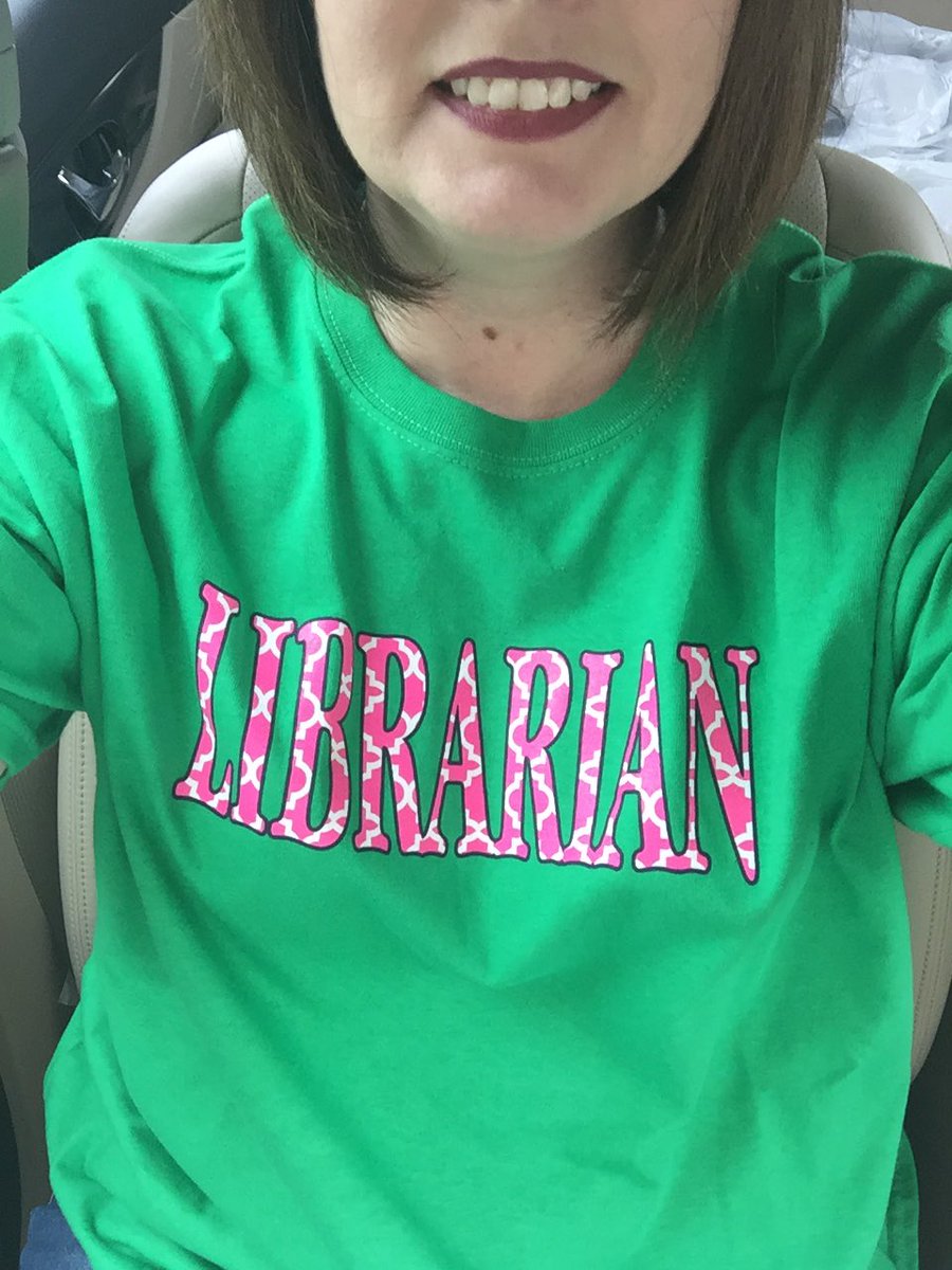 jillbotticelli's tweet photo. Just got asked if I'm a librarian or if I just "really like Librarians" 😮 #aclib17 #librarygroupie https://t.co/Kj7af1FEiJ
