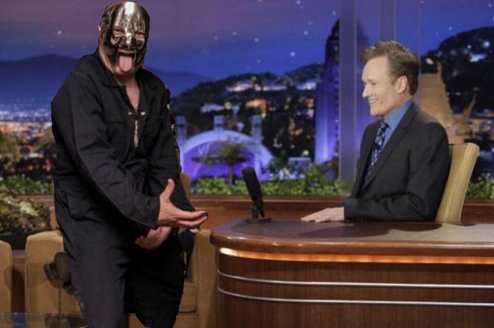 Jesús with Conan. He got banned from the show that night and they didn't air the episode!