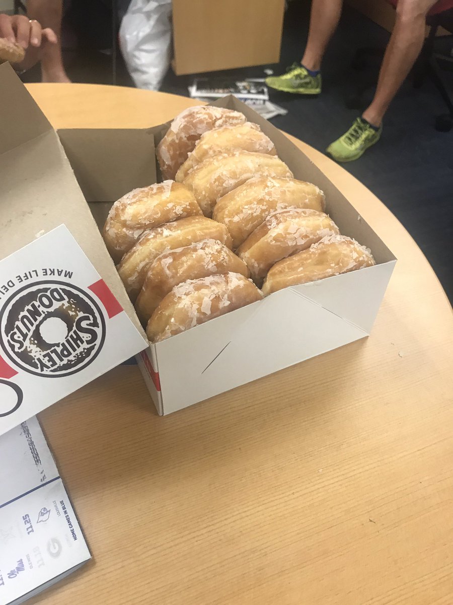 JacksonPrep_FB's tweet image. HUGE s/o to @big_bennett_22 for the donuts this morning!(There was a dozen, but couldn't get a pic before @nix_jimmy got to em) #quickhands