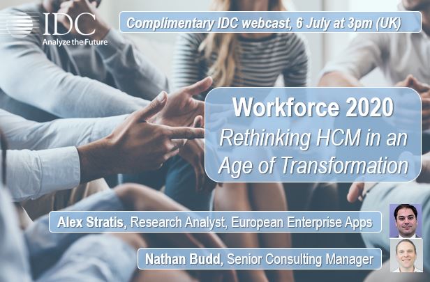 Workforce 2020: Rethinking #HCM in an Age of Transformation, complimentary webcast, 6 July at 3pm via: event.on24.com/wcc/r/1451557/…