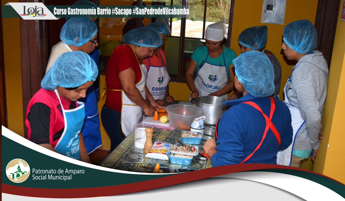 casmuloja's tweet photo. #Loja Preparación de diversos platos, aprenden los moradores del barrio #Sacapo de la parroquia #SanPedrodeVilcabamba curso de gastronomía. https://t.co/Nx93ftgJtg
