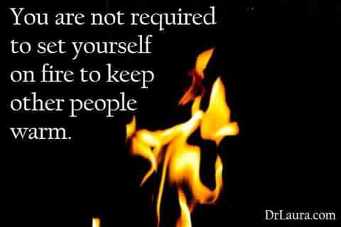 MyAHalanon's tweet photo. Don't set yourself on fire to keep others warm #alanon #healingCodependency #divorcw https://t.co/elHzgsrAWj