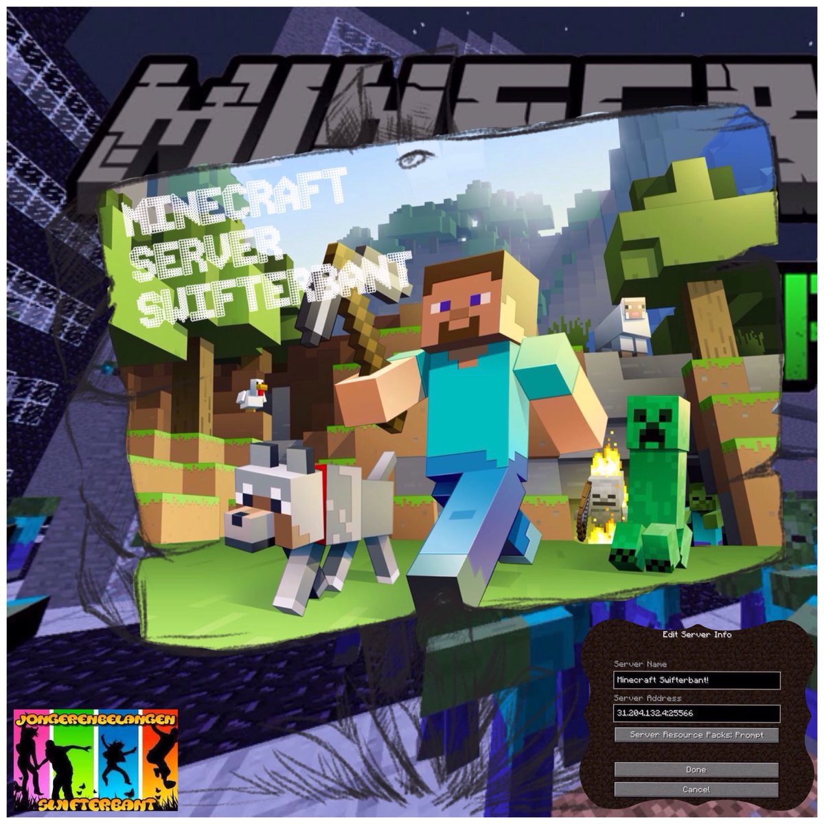 JongerenBelangenSwifterbant start met iets geheel nieuws: Game-it!zaterdag vanaf 14:00 openbaar!
31.204.132.4:25566